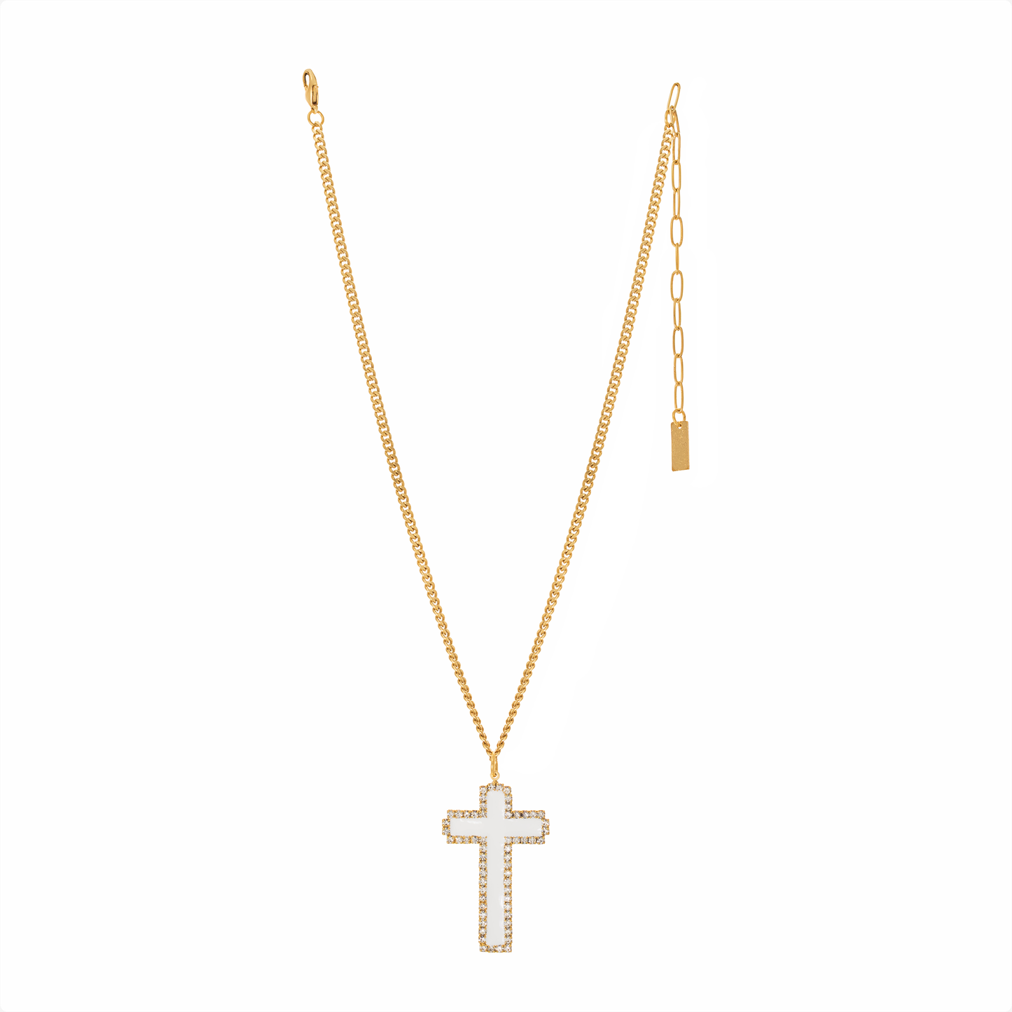 Gloria Necklace in White