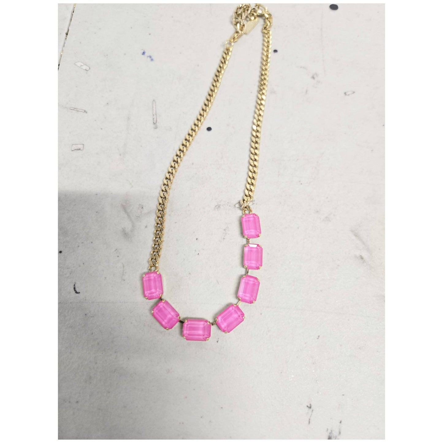 Mini Jabari Necklace in Fairy Dust: Aqua Champagne