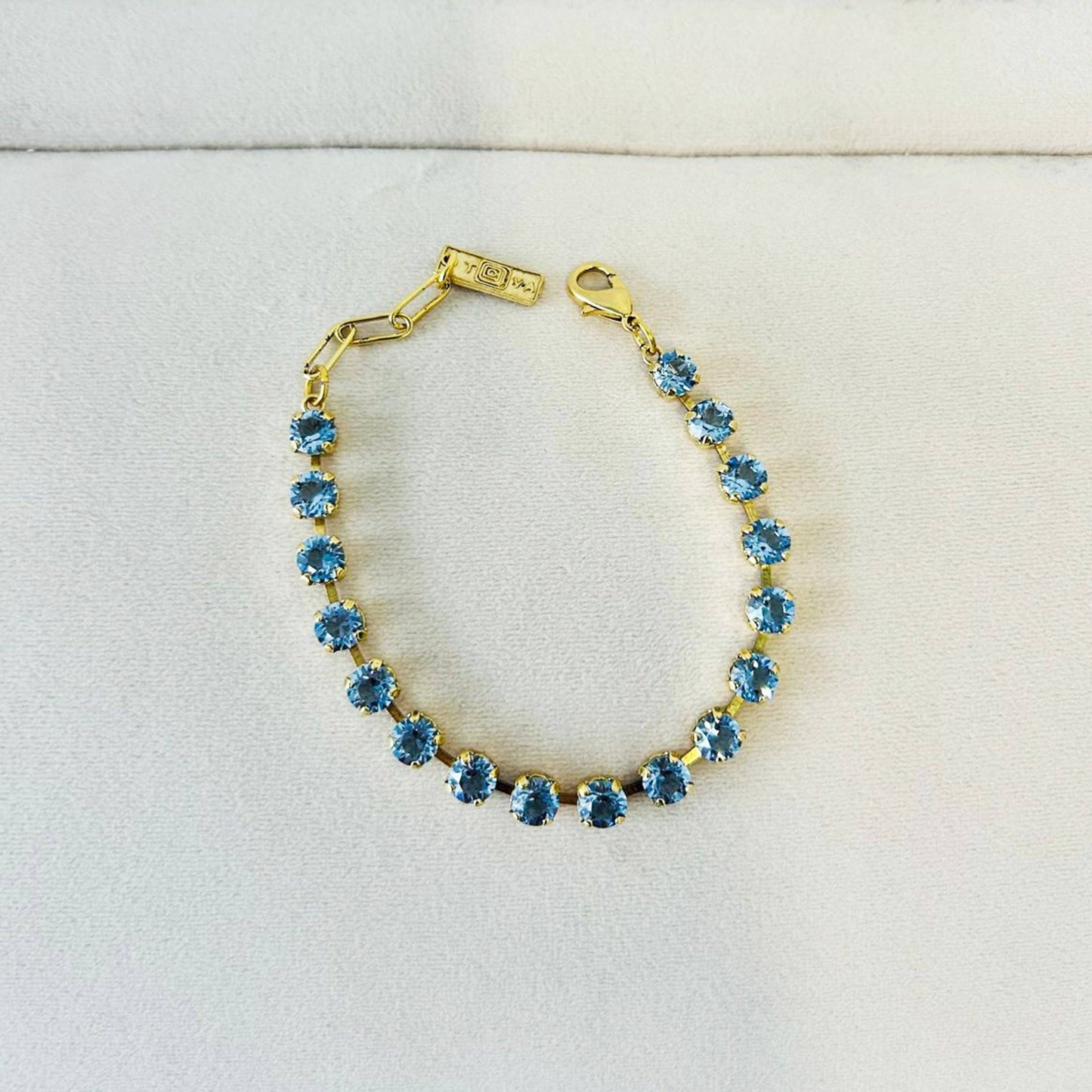 Sarina Bracelet in Fairy Dust / Unfoiled: Chrysolite Unfoiled