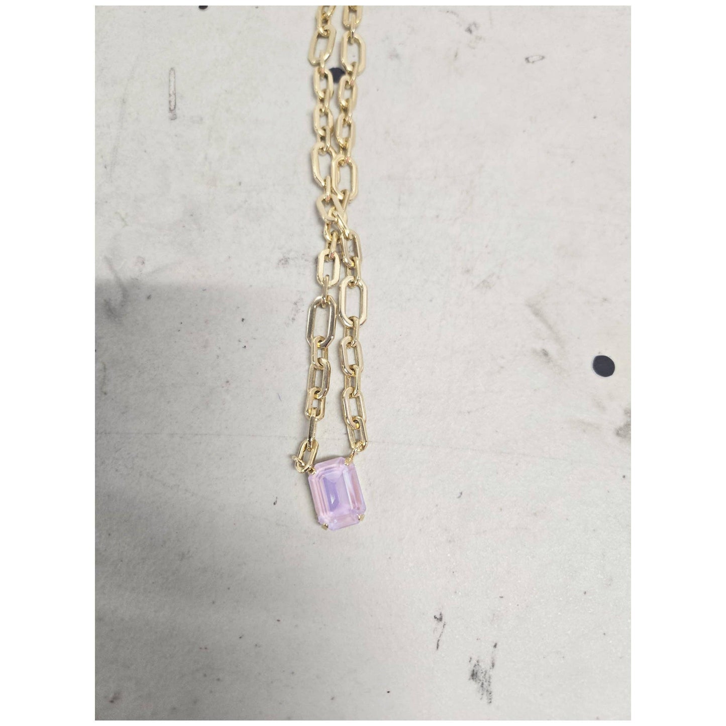 Dereka Necklace in Fairy Dust: Ultra Mint Moon