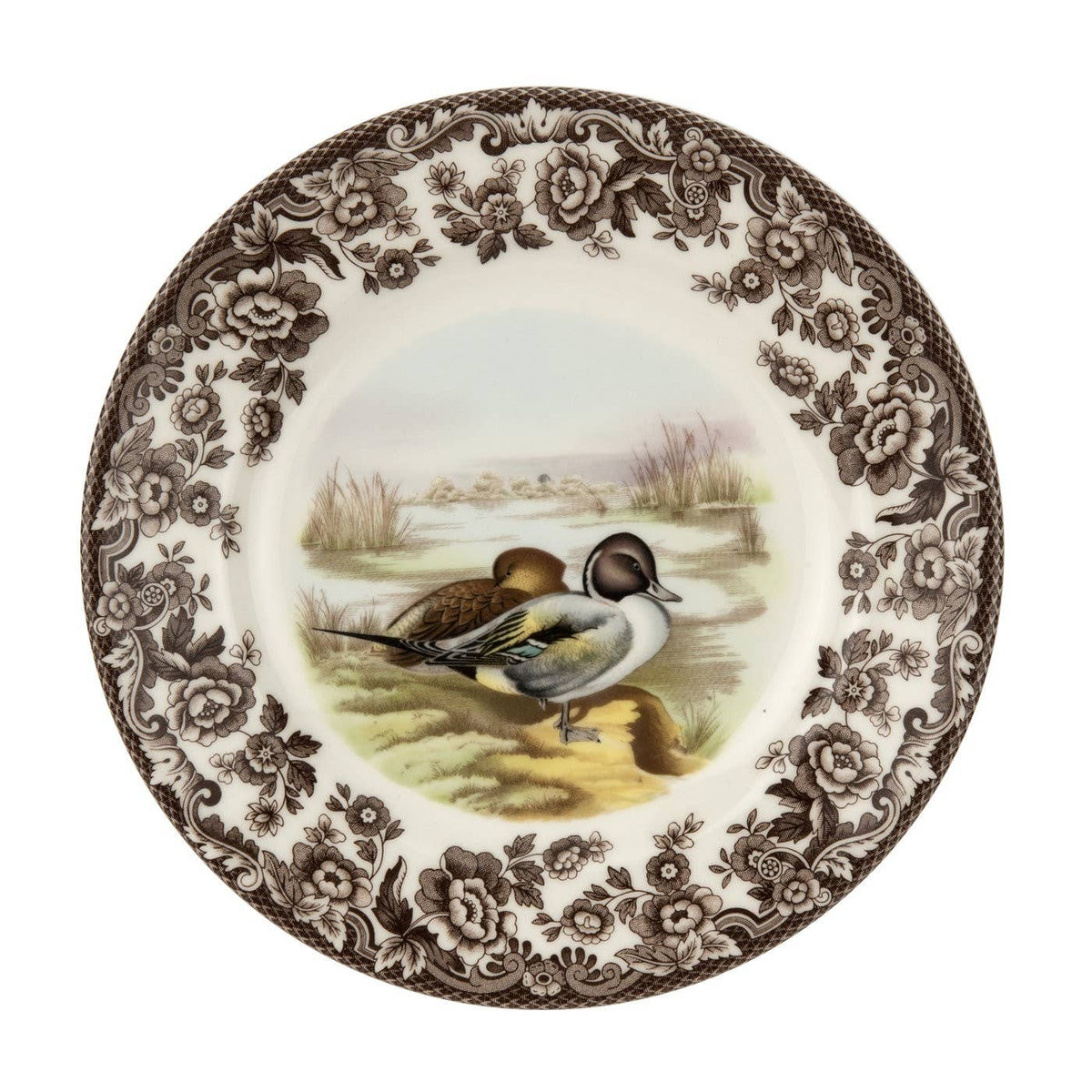 Portmeirion, Spode, Pimpernel, Nachtmann, Wrendale Designs - Spode Woodland Salad Plate 8 Inch (Pintail)
