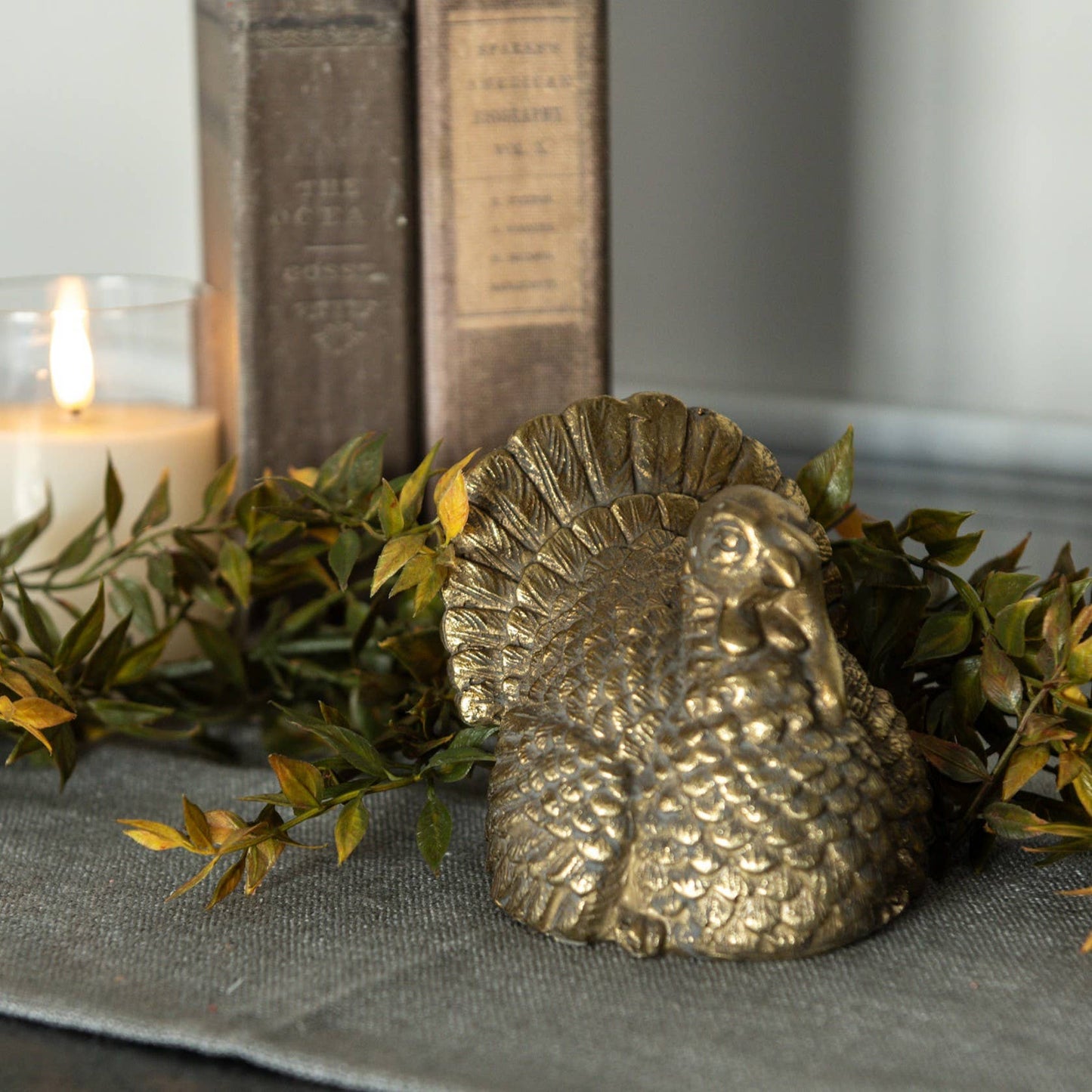 GOLD TURKEY STATUETTE