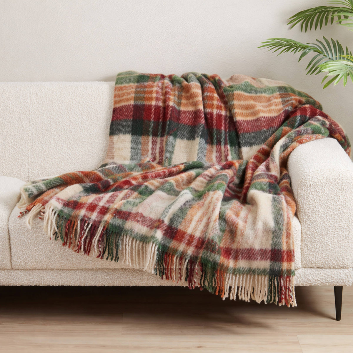 Saro Lifestyle - Plaid Throw Blanket