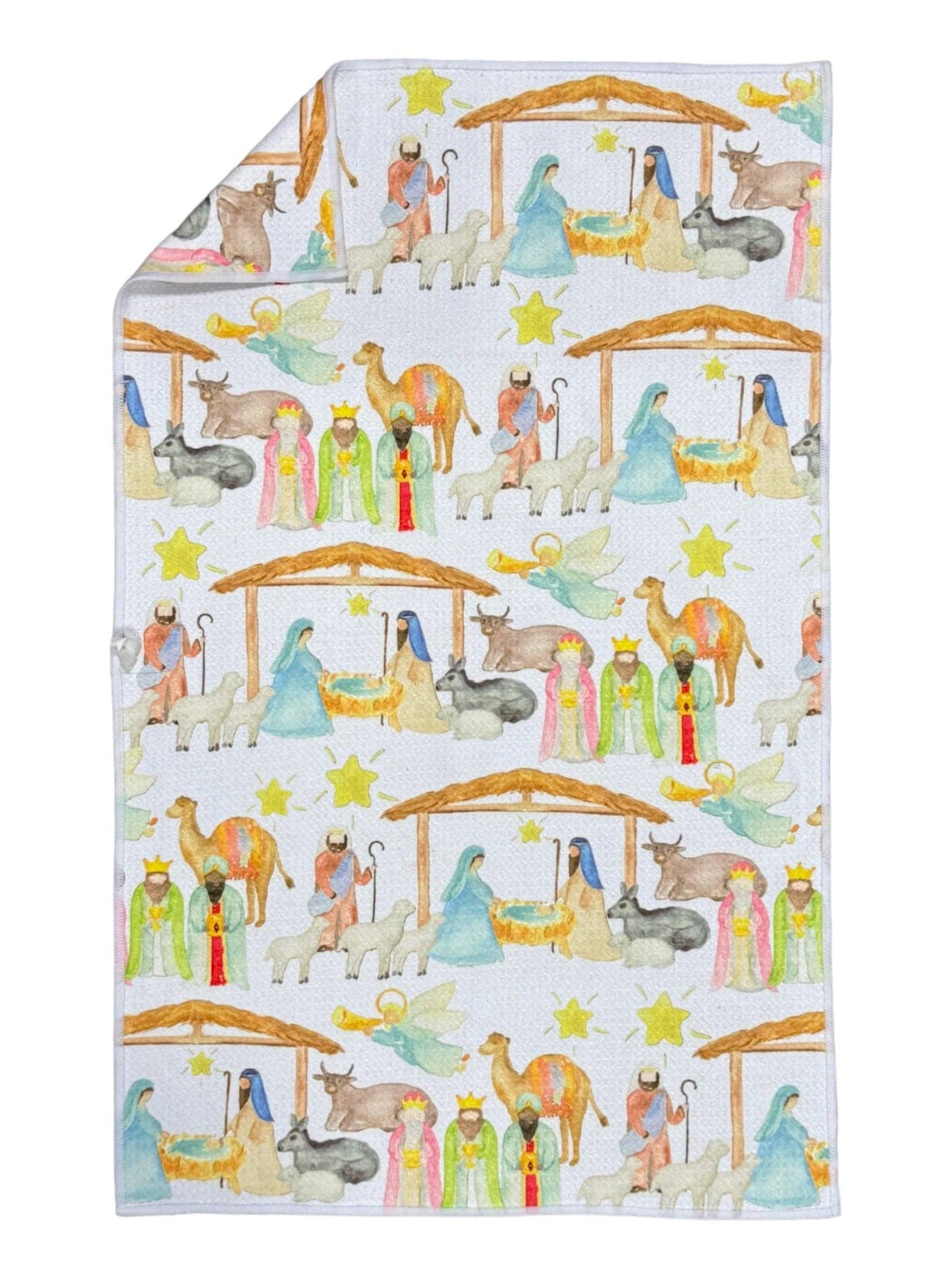 Hallelujah: Double-Sided Hand Towel: White / 17x27 in / Hand Towel