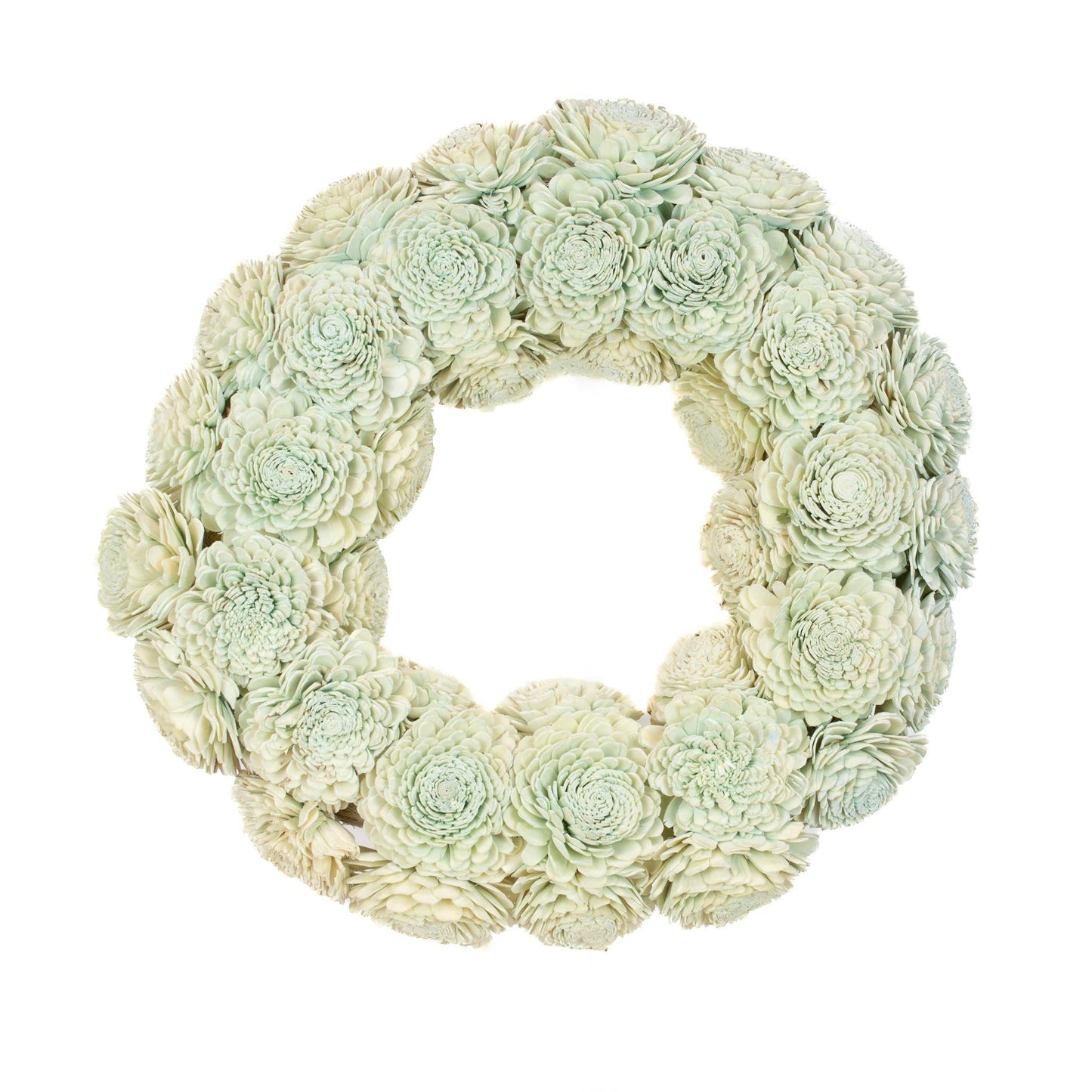 Shola Dahlia 15" Vintage Blue Wreath