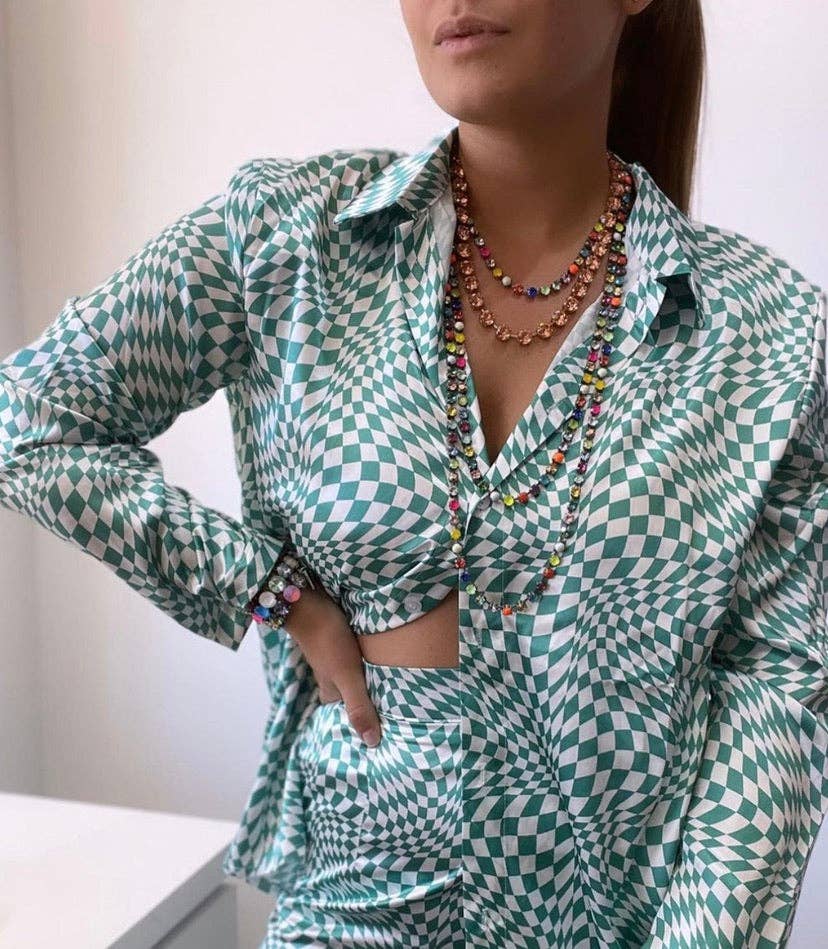 Sarina POP Necklace: Antique Gold