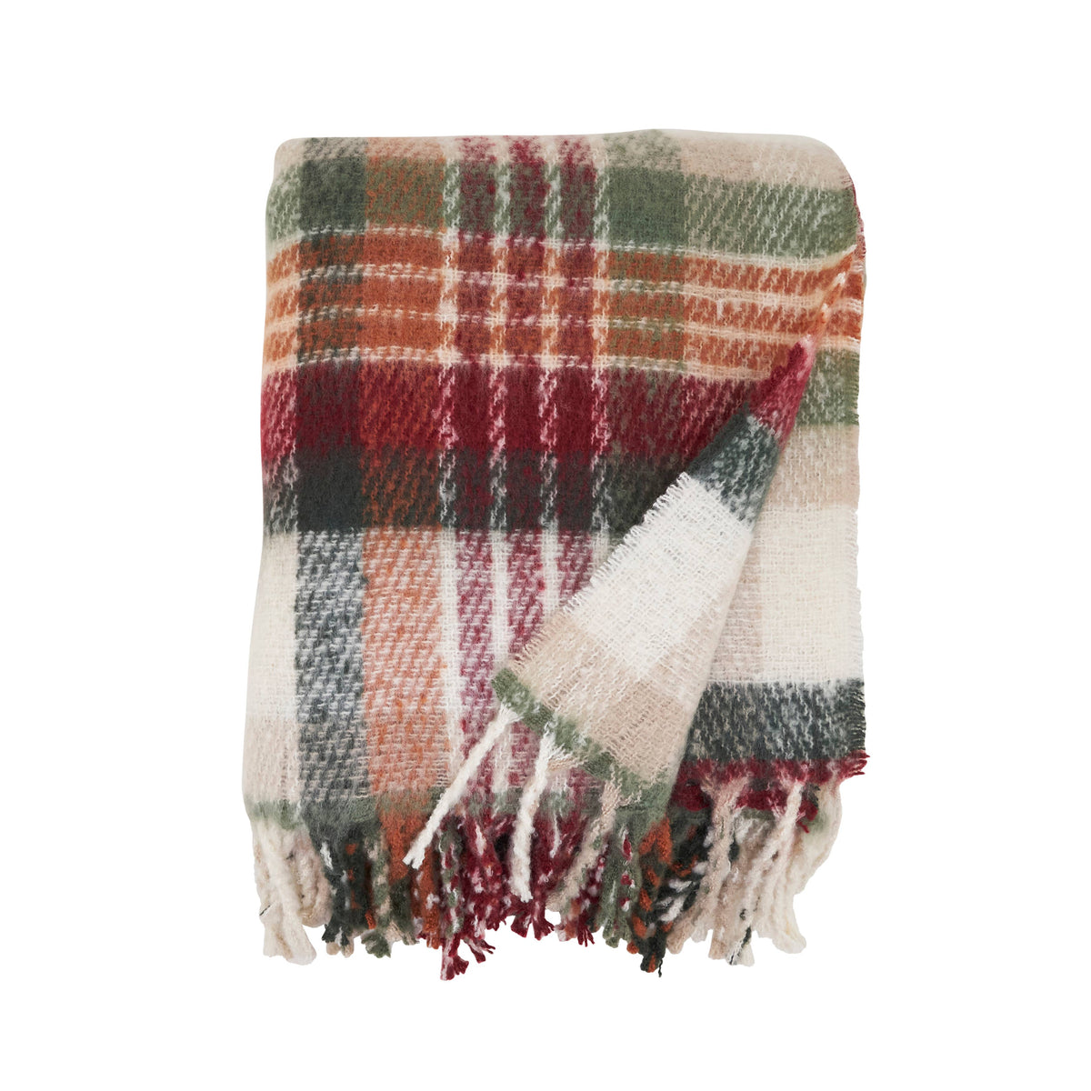 Saro Lifestyle - Plaid Throw Blanket