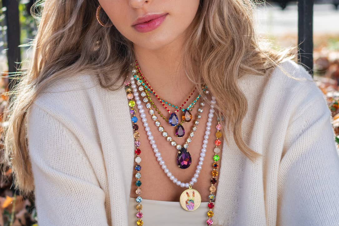 Milli Necklace: Clear