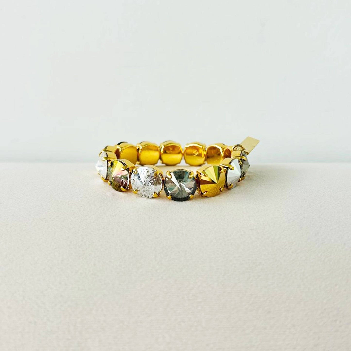 Croatia Stretch Bracelet in Mixes: Watermelon / Medium