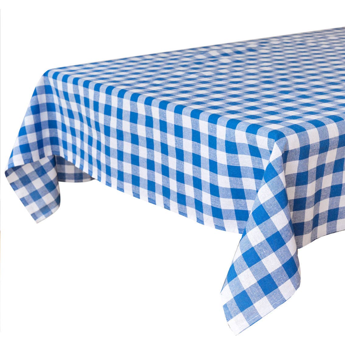 Blue & White Gingham Tablecloth | Tableware |