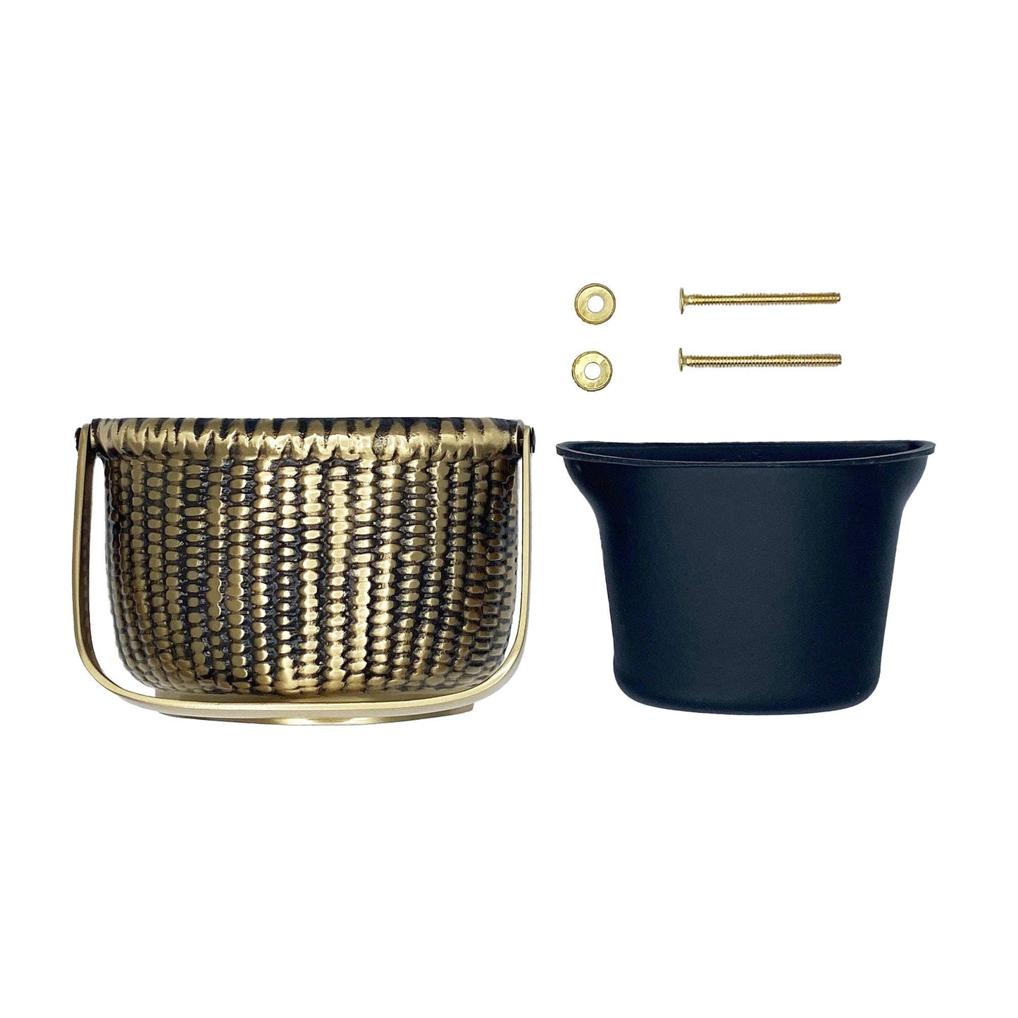 Nantucket Basket Door Knocker: Brass