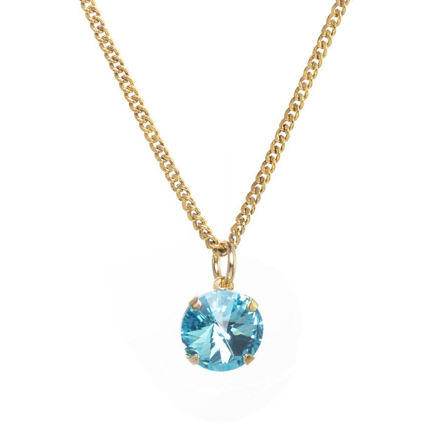 Talia Necklace: Aqua