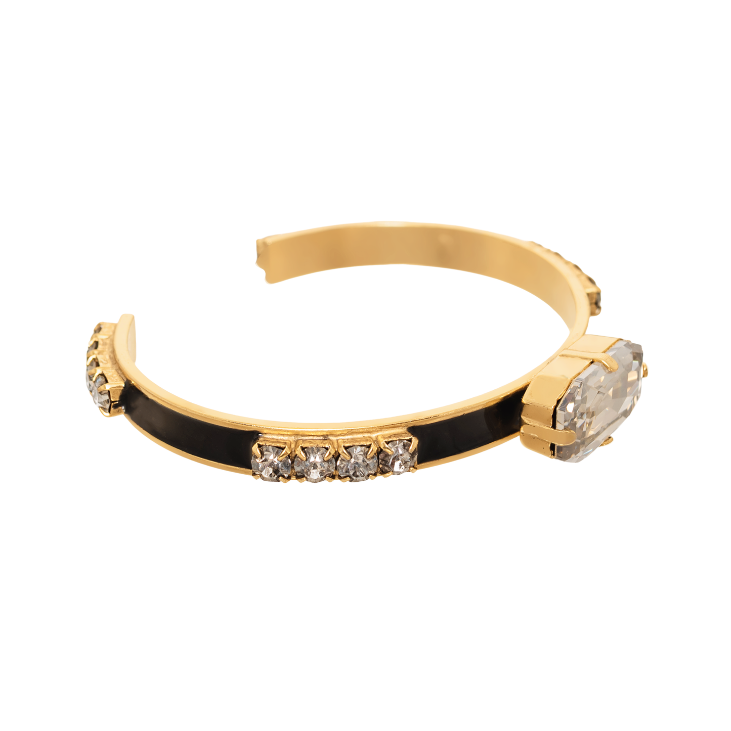 Briar Cuff in Black / Clear