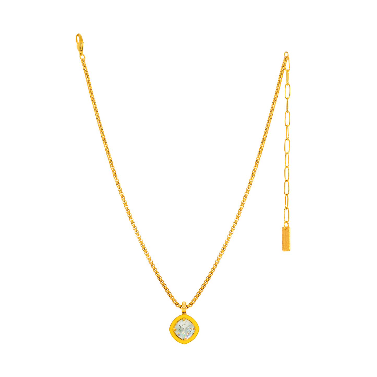 Dakota Pendant Necklace: Jean Blue