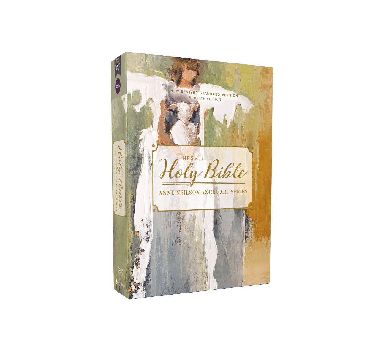 NRSVue Bible Anne Neilson Angel Art Leathersoft Multi-Color