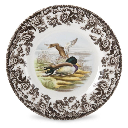 Portmeirion, Spode, Pimpernel, Nachtmann, Wrendale Designs - Spode Woodland Salad Plate 8 inch (Mallard)