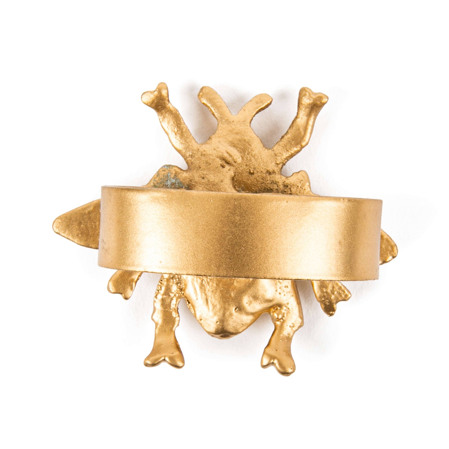 Bee Napkin Ring (4pk): Gold