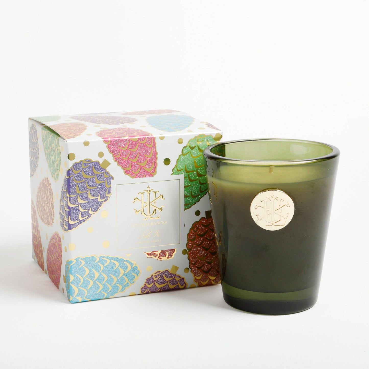 Noble Fir-Fall 8 oz Designer Box Candle MIN 6