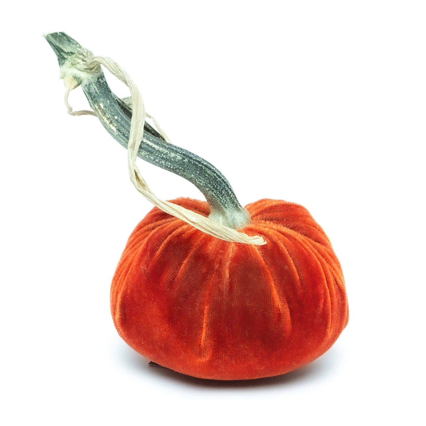 Apricot Silk Velvet Pumpkin: 5"