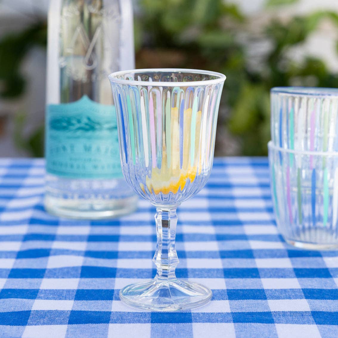 Blue & White Gingham Tablecloth | Tableware |