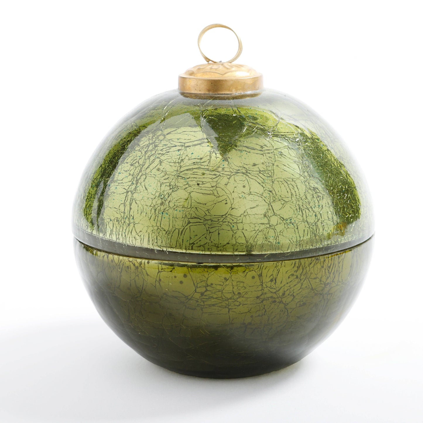 Noble Fir - Fall Green Glass Ornament Candle MIN 4