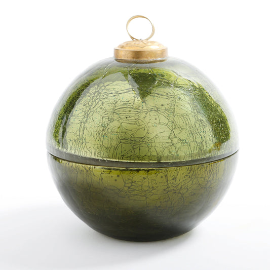 Noble Fir - Fall Green Glass Ornament Candle MIN 4