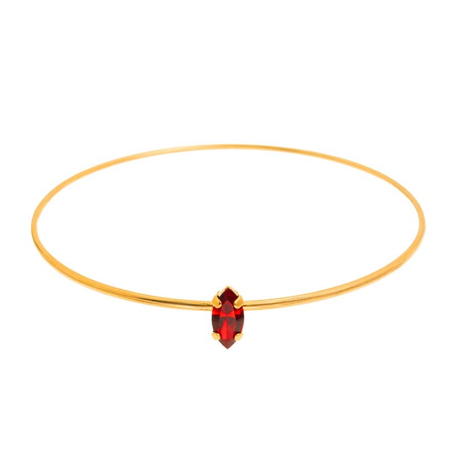 Ada Bangle: Aquamarine Frost