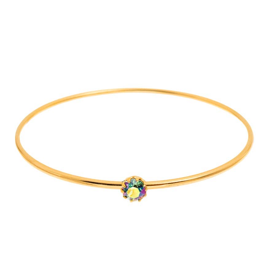 Ada Bangle: Aquamarine Frost