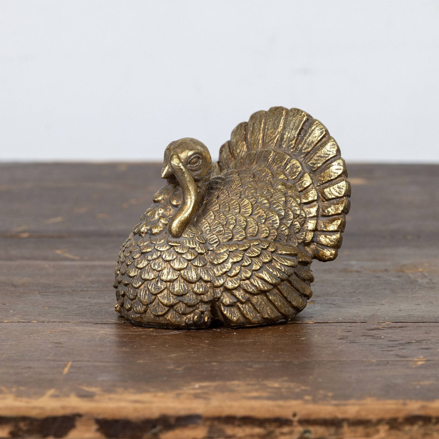 GOLD TURKEY STATUETTE
