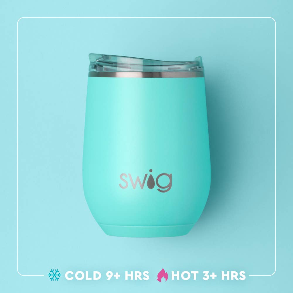 Christmas Plaid Stemless Wine Cup (12oz)