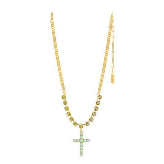 Mini Sofitella Necklace: Soft Mint Ignite Glacier Blue