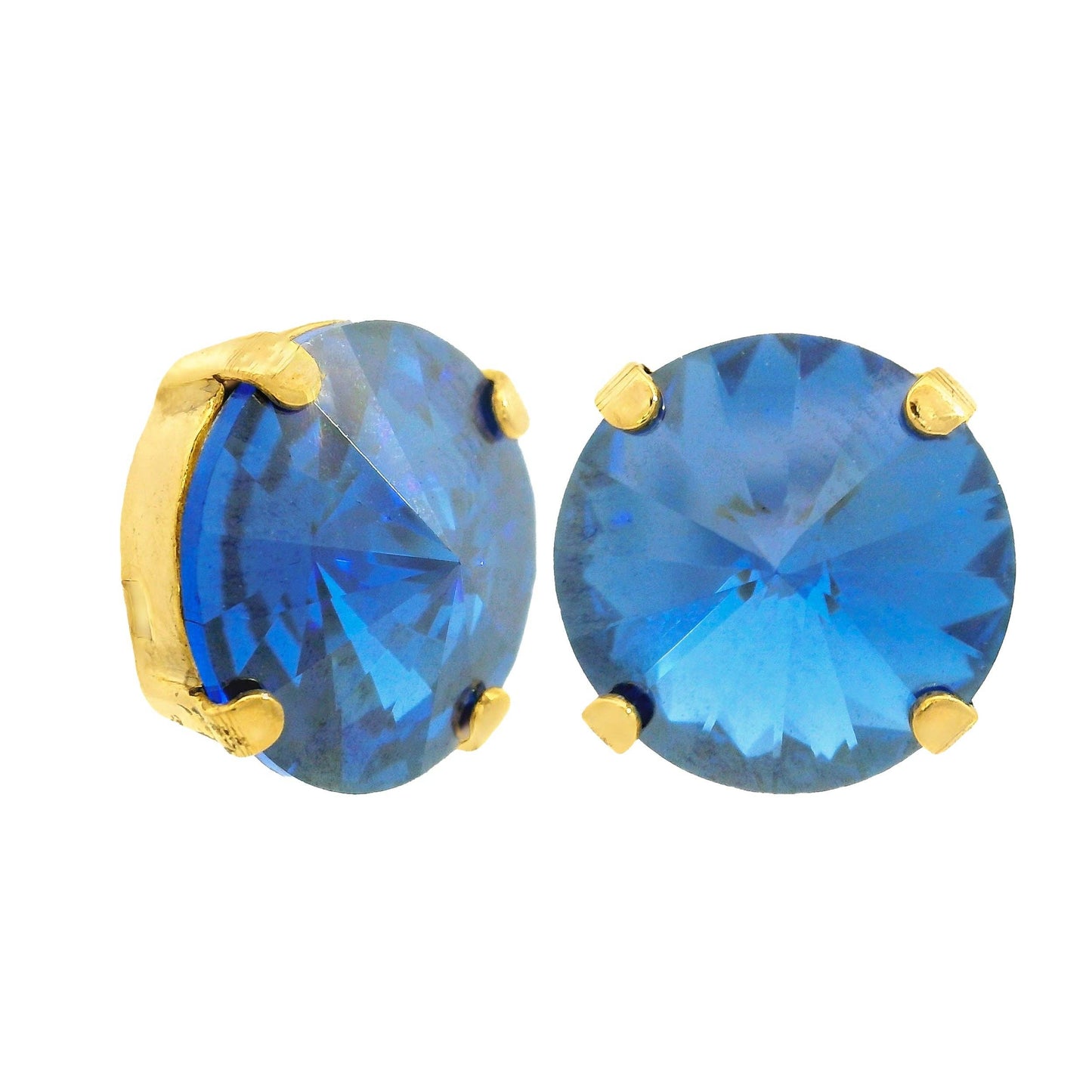 The Basics Studs: Peridot Brandy