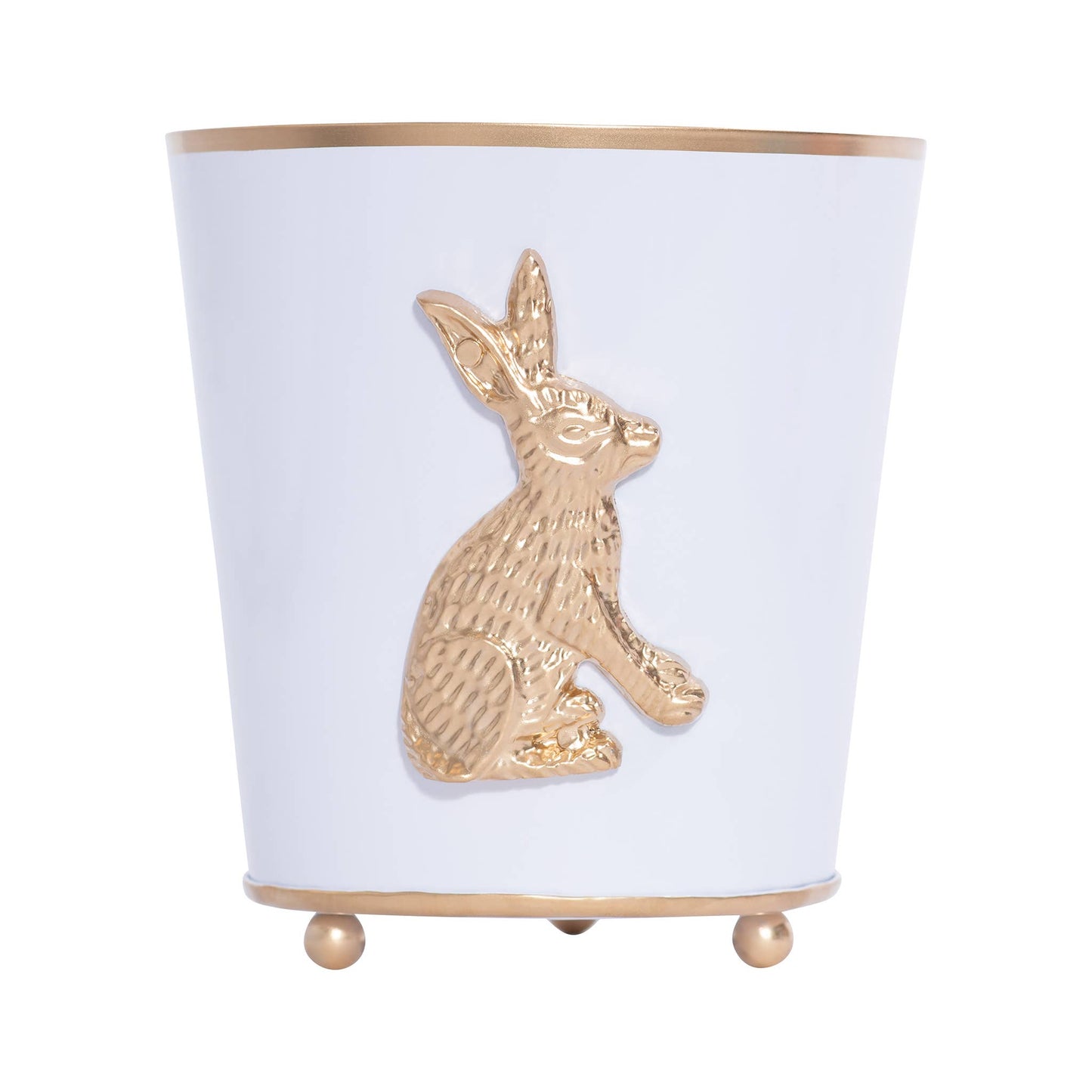 Regency Rabbit Round Cachepot Planter 6: Pistachio