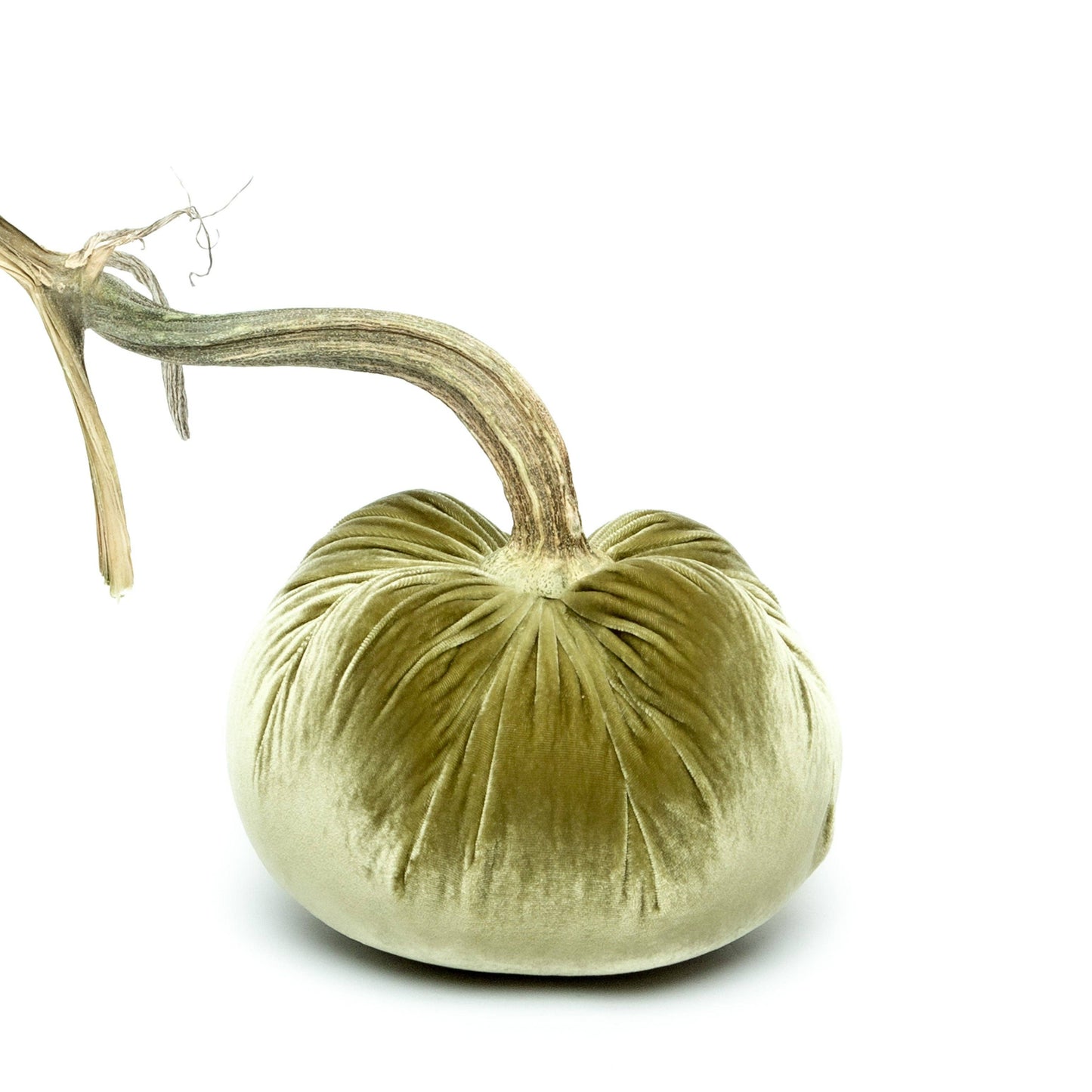 Celery Silk Velvet Pumpkin: 5"