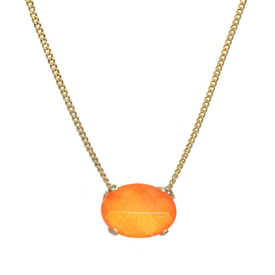 Iza Necklace: Electric Yellow