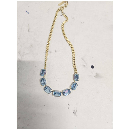 Mini Jabari Necklace in Fairy Dust: Aqua Champagne