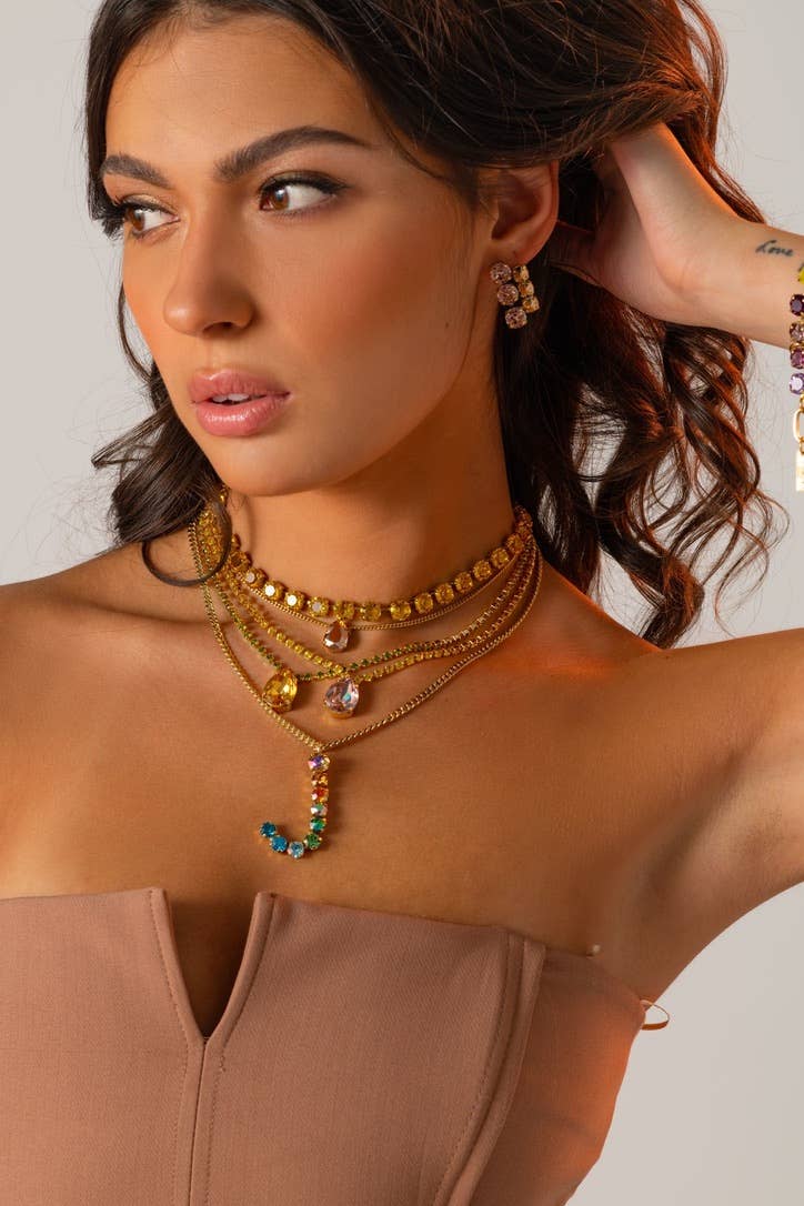 Milli Necklace: Red