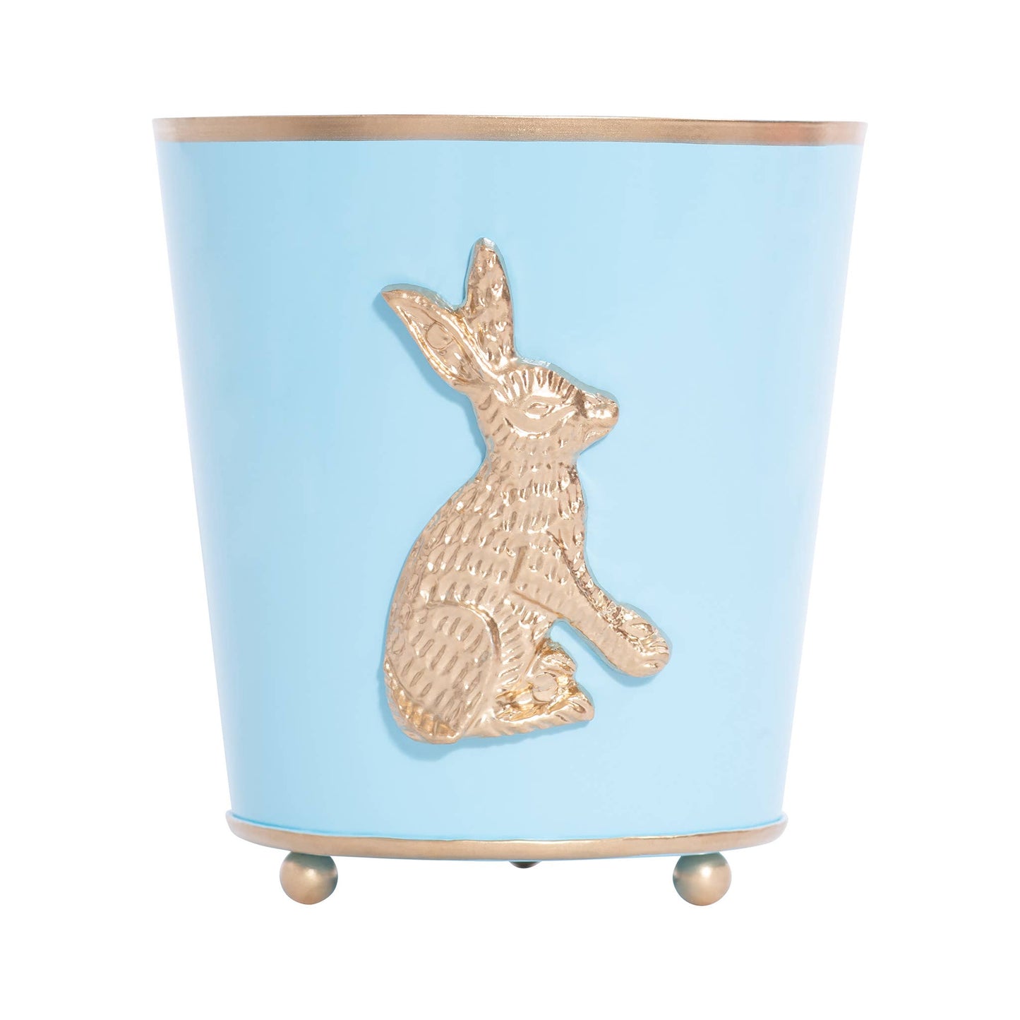 Regency Rabbit Round Cachepot Planter 6: Pistachio