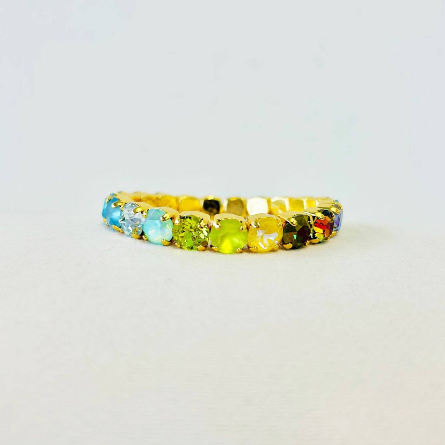 Oakland Stretch Bracelet in Mixes: Watermelon Ombre / Small