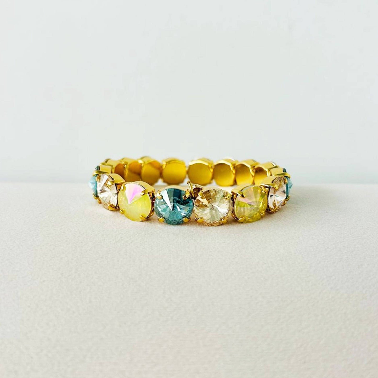 Croatia Stretch Bracelet in Mixes: Watermelon / Medium