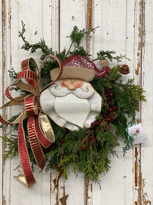 Santa Wreath