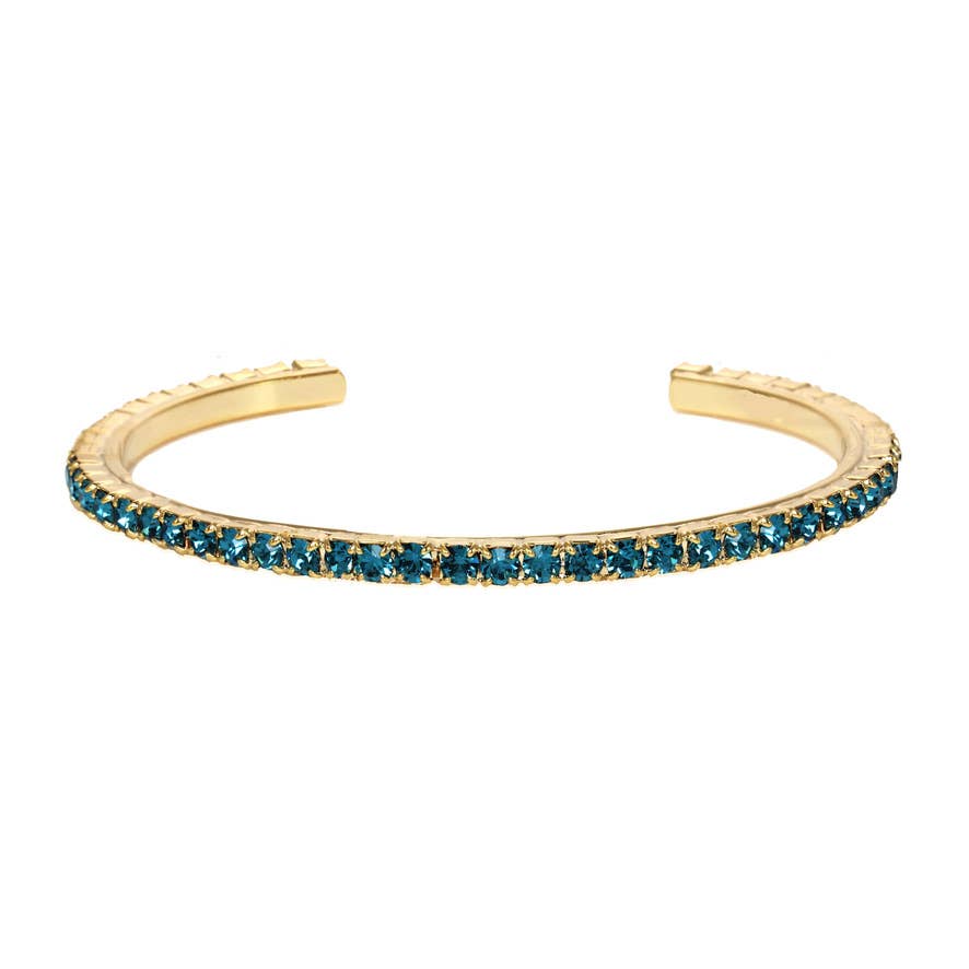 Rae Stackable cuffs: Turquoise