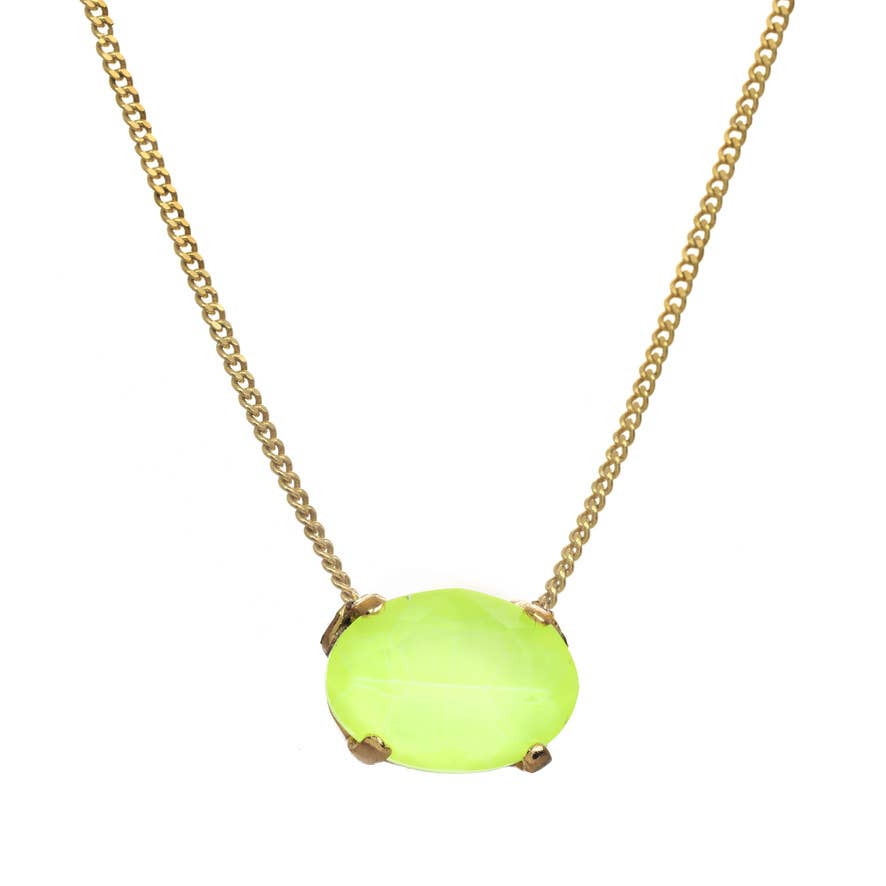 Iza Necklace: Electric Yellow