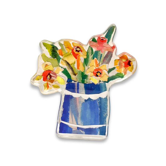 DAFFODIL ACRYLIC BLOOM BLOCK: LARGE ACRYLIC