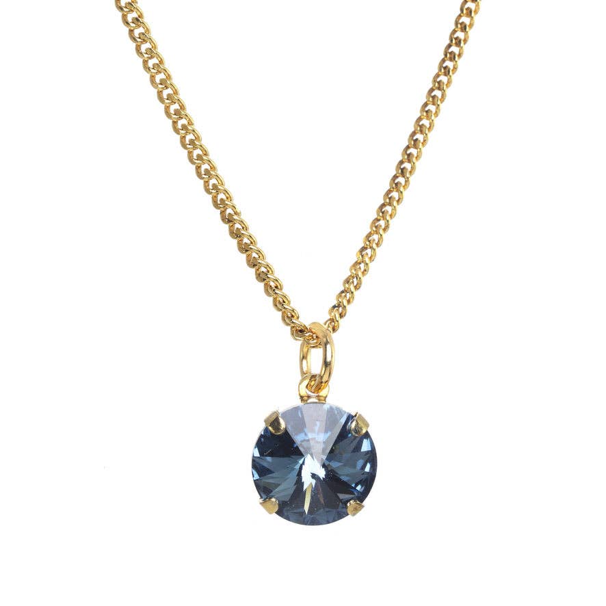 Talia Necklace: Aqua