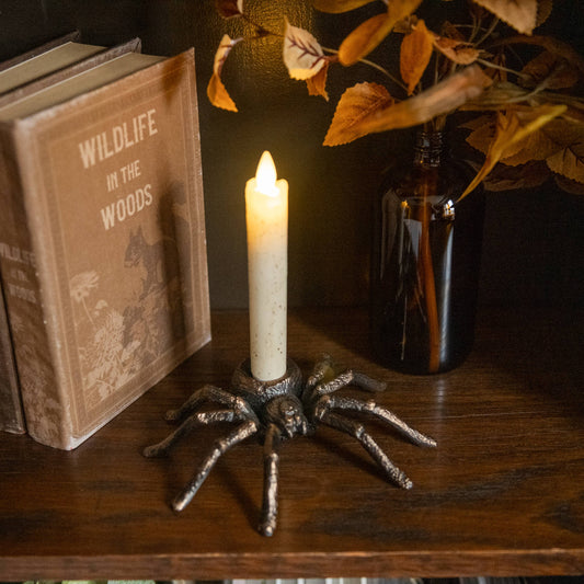 TARANTULA TAPER CANDLE HOLDER