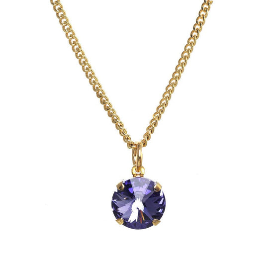 Talia Necklace: Purple