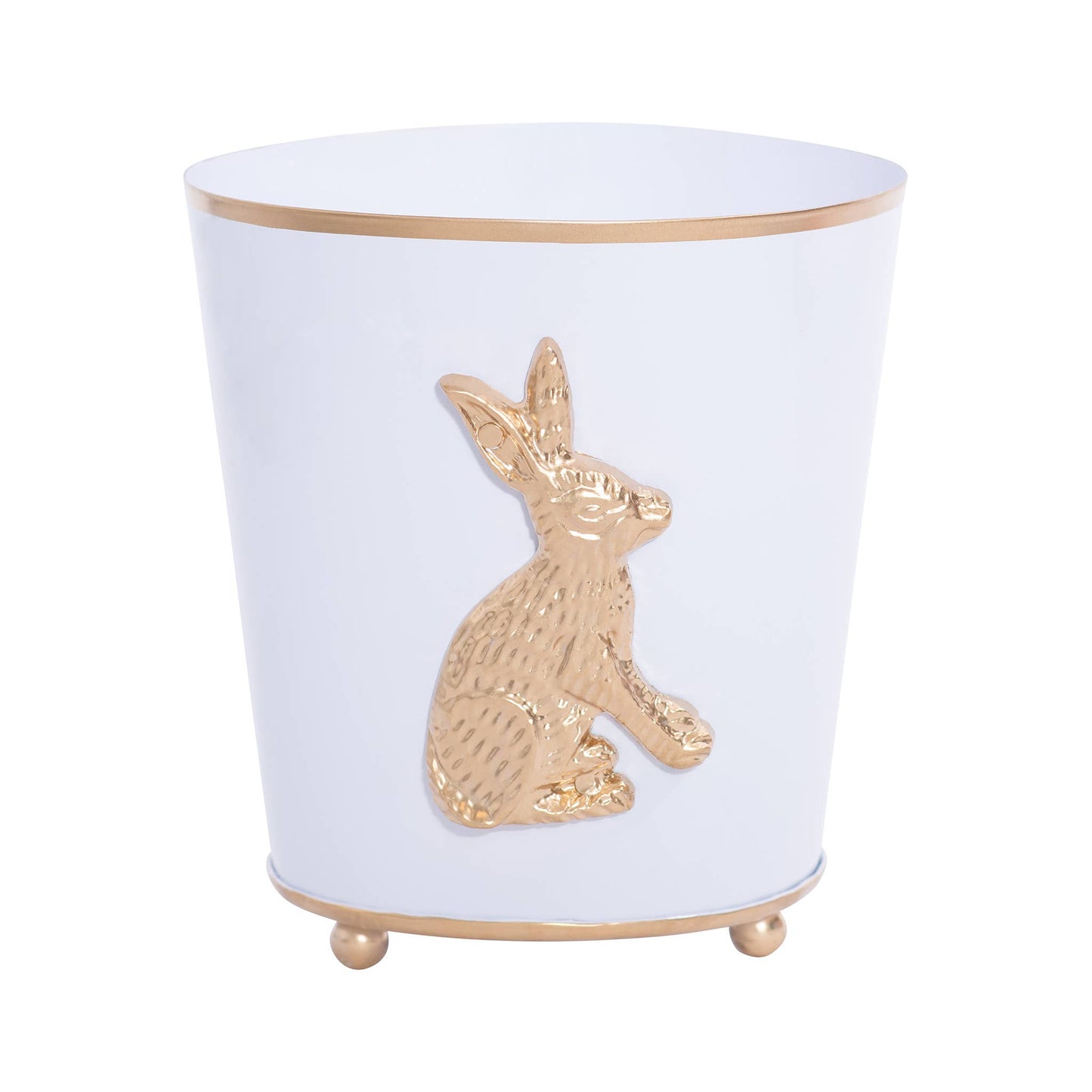 Regency Rabbit Round Cachepot Planter 6: Pistachio