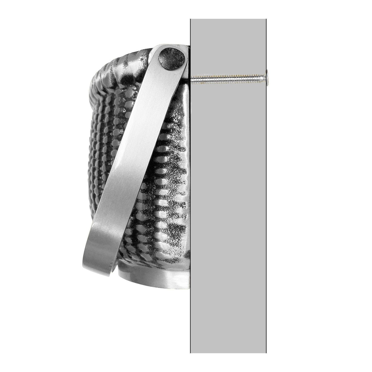Nantucket Basket Door Knocker: Brass