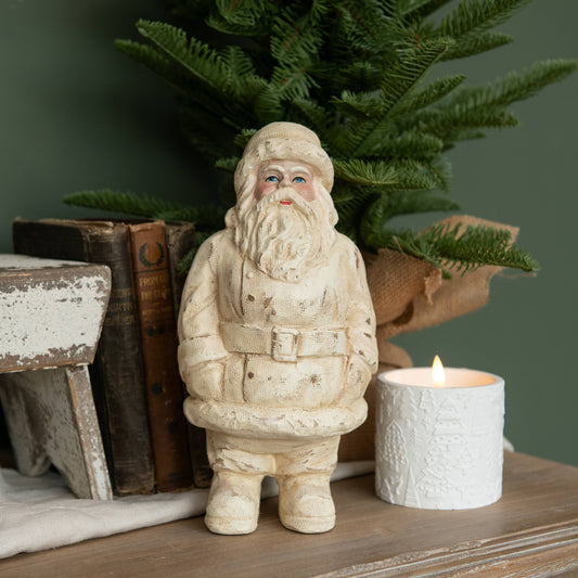WHITE VINTAGE SANTA